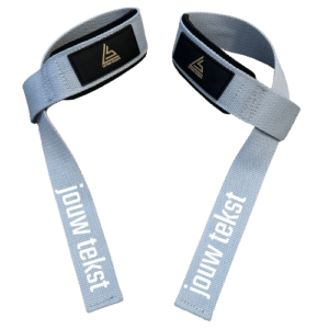 lifting straps grijs personaliseerbaar